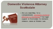 Domestic Violence Attorney Scottsdale
