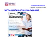 SAP SuccessFactors Training in Hyderabad