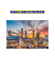 Business Space For Rent Near Me