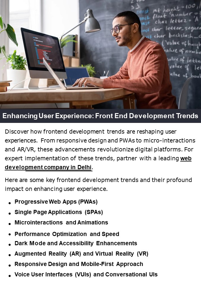 Enhancing User Experience: Front End Development Trends