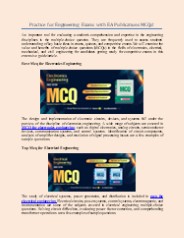 Practice for Engineering Exams with EA Publications MCQs!