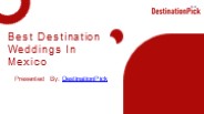 best destinations wedding mexico