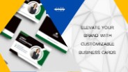 Elevate Your Brand with Customizable Business Cards