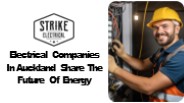 Electrical Companies In Auckland Share The Future Of Energy