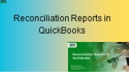 How to Reconciliation Report in QuickBooks Desktop