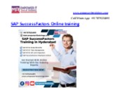 Best SAP SF Online training