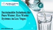 Eco Water Systems in Las Vegas