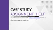 Case Study Assignment Help