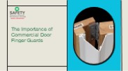 The Importance of Commercial Door Finger Guards