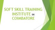 Soft skill training institute in Coimbatore