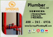Plumber Mesa, AZ