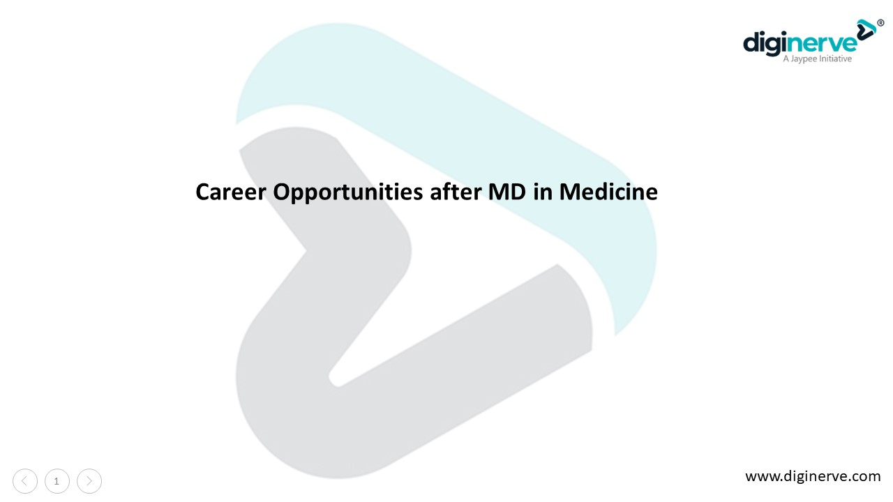 Career Opportunities after MD in Medicine