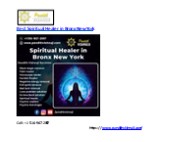 Best Spiritual Healer in Bronx New York