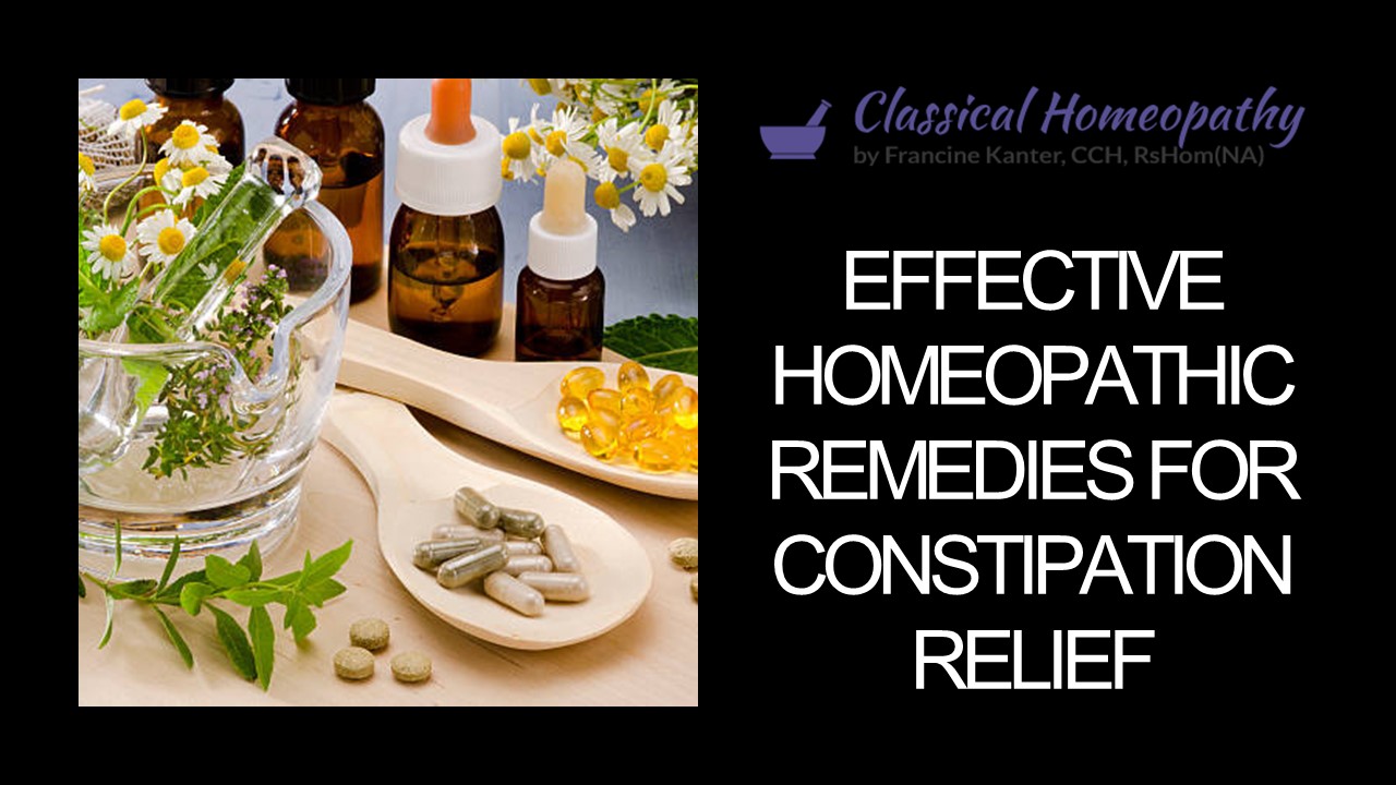 Effective Homeopathic Remedies for Constipation Relief