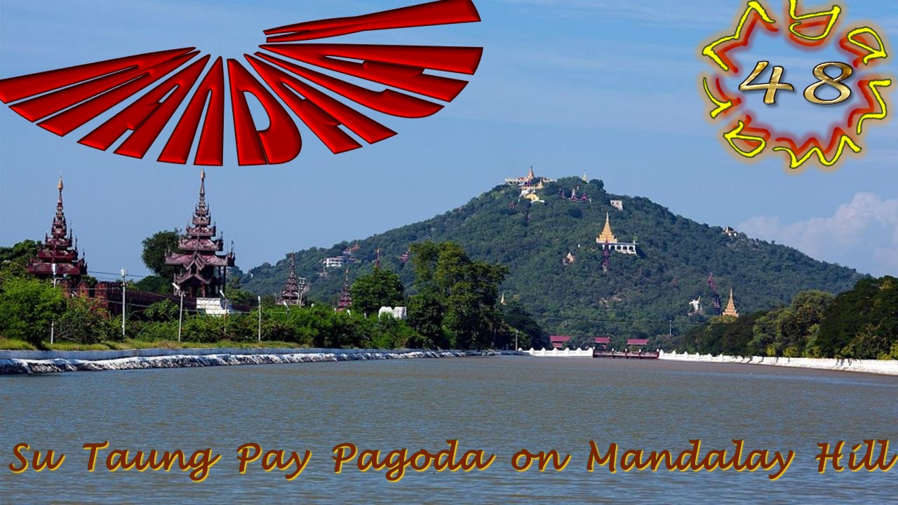 Myanmar 48 Su Taung Pay Pagoda on Mandalay Hill