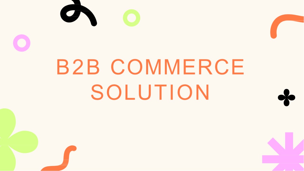 B2B commerce solutions,