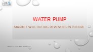 Water Pump market