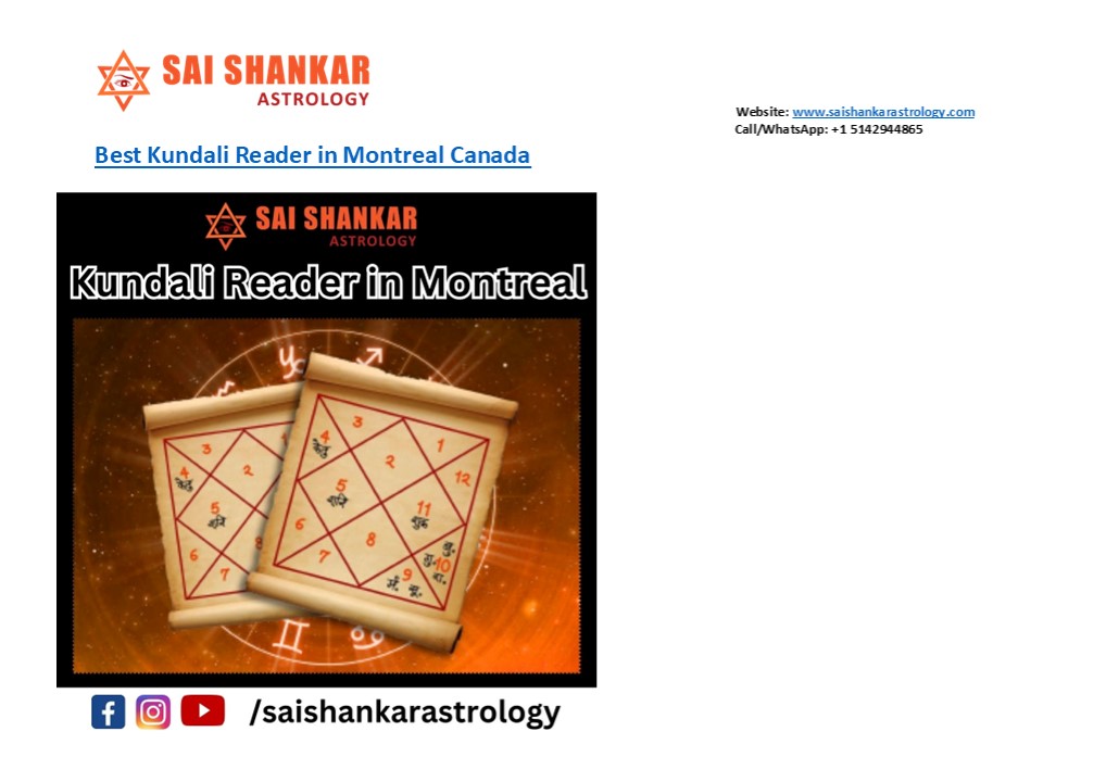 Best Kundali Reader in Montreal Canada