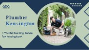 Plumber Kensington