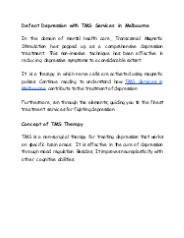 TMS Services in Melbourne.