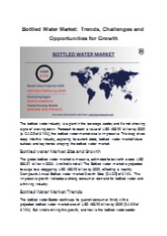 Insights into the Bottled Water Market Trends