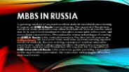MBBS in Russia