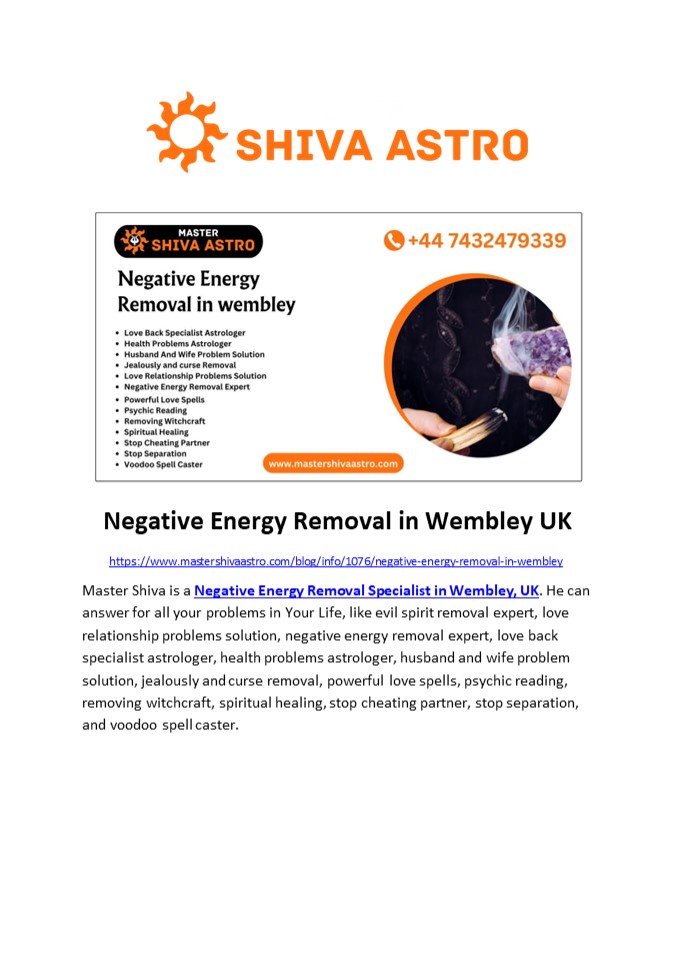 Famous Negative Energy Removal In Wembley