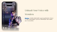 Wondera: Your Voice Meets Cutting-Edge AI Singer App