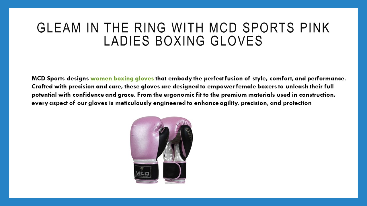 gleam in the ring with mcdsports pink