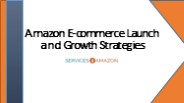 Amazon E-commerce Launch and Growth Strategies