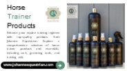 Horse Trainer Products