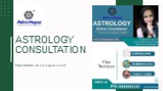 Astrology Consultation