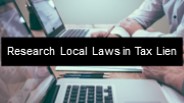 Research Local Laws in Tax Lien