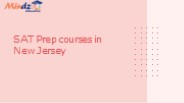 SAT Prep courses in New Jersey