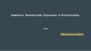 Immersive Decentraland Experience in Pixel Paradise