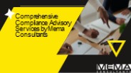 Comprehensive Compliance Advisory Services by Mema Consultants