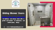 Modern Frameless Sliding Shower Doors Virginia