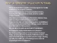 Rent a Forestry Mulcher in Texas