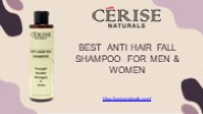 BEST ANTI HAIR FALL SHAMPOO FOR MEN & WOMEN