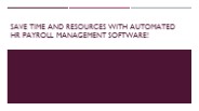 Streamline Operations with Automated HR Payroll Management Software!