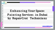 Commercial & Residential Painting Services in Dubai
