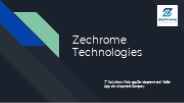 Best Web Development and Mobile App development company Zechrome Technologies Surat