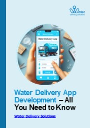 Revolutionizing Water Delivery: The Impact of App Development