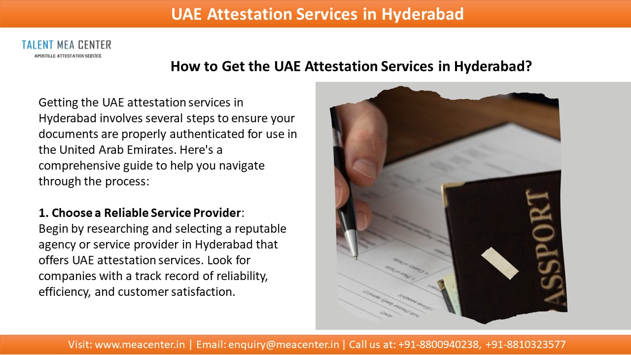 Trusted UAE Attestation Services in Hyderabad