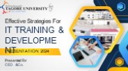 IT and Skill Development University
