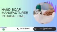 Hand Soap Manufacturer in Dubai, UAE