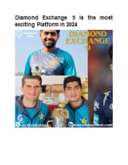 Diamond Exchange 9 is the most exciting Platform in 2024