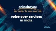 voice over services in india
