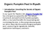 Organic Pumpkin Peel In Riyadh
