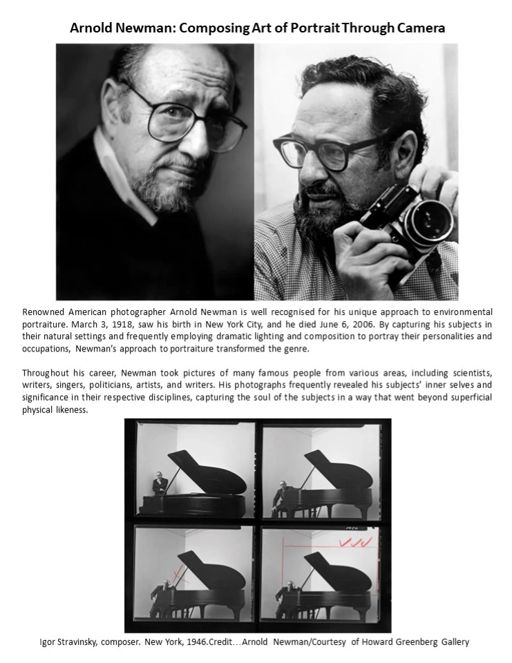 Arnold Newman: Composing Art of Portrait Through Camera